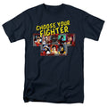 Mortal Kombat Klassic - Choose Your Fighter - Adult Unisex T-Shirt - Blue