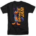 Space Jam - Daffy Standing - Adult Unisex Short Sleeve T-Shirt - Black