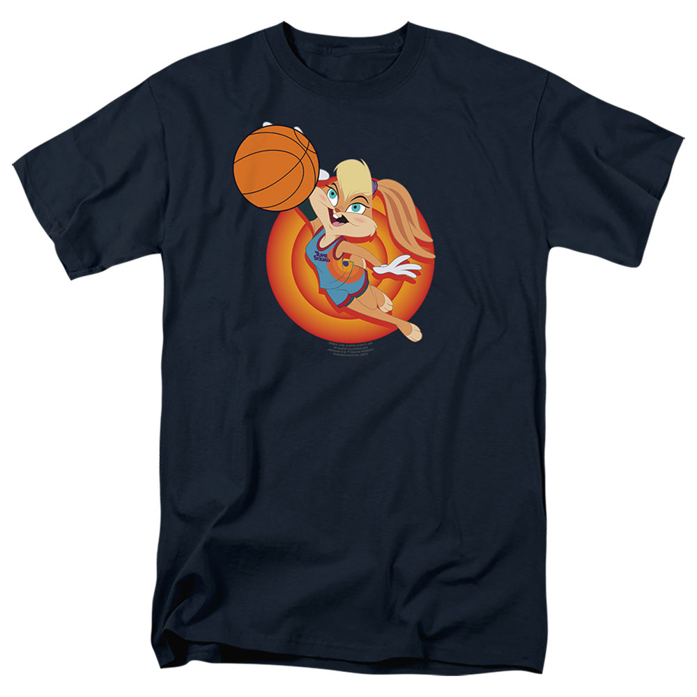 Space Jam - Lola Slam - Adult Unisex Short Sleeve T-Shirt - Blue