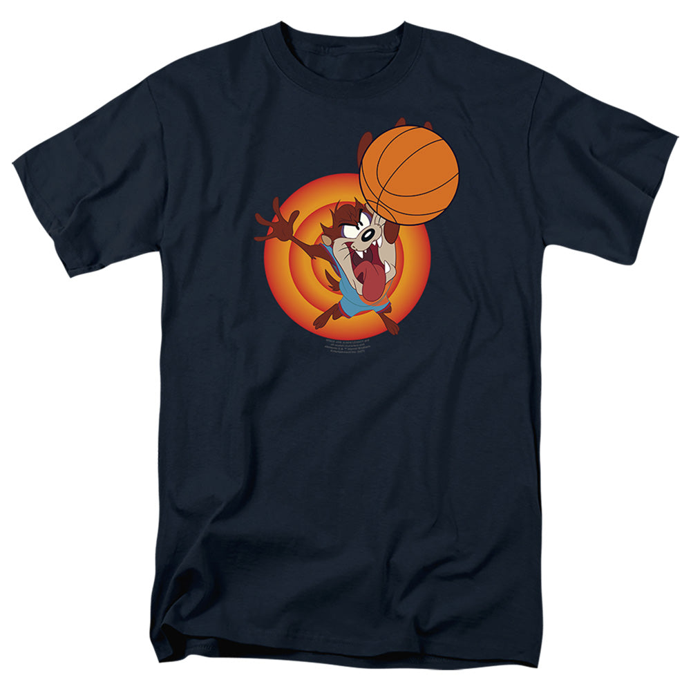 Space Jam - Taz Slam - Adult Unisex Short Sleeve T-Shirt - Blue