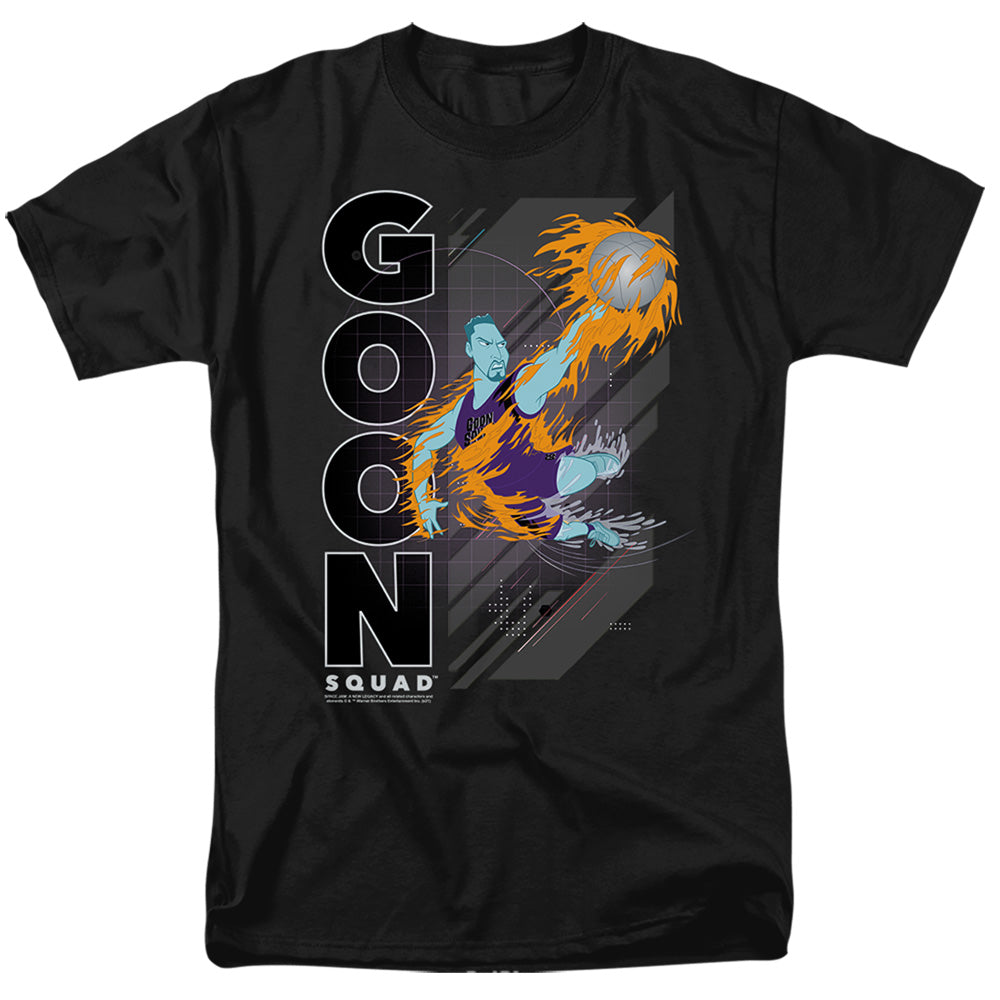 Space Jam - Wet Fire - Adult Unisex Short Sleeve T-Shirt - Black