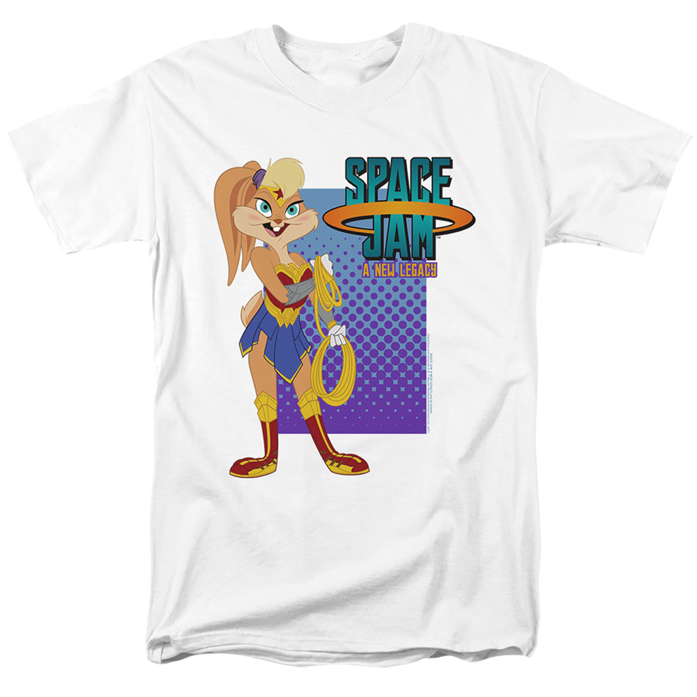 Space Jam - Lola Wonder Woman - Adult Unisex Short Sleeve T-Shirt - White