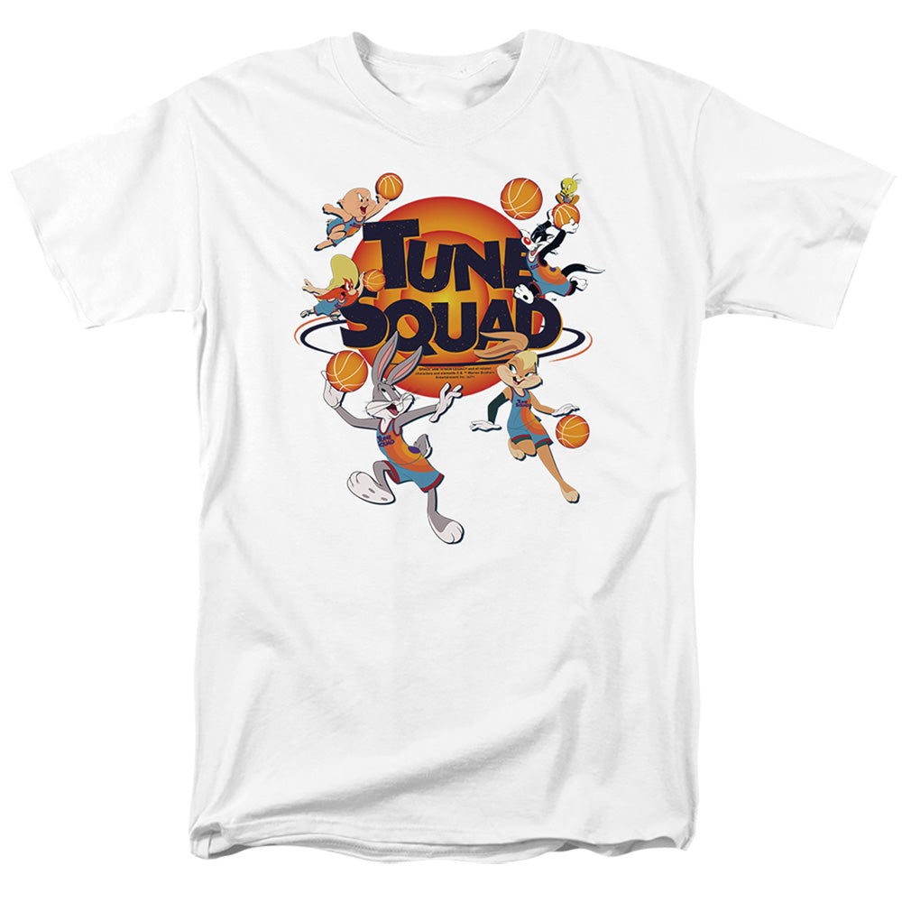 Space Jam - Tune Squad Group - Adult Unisex Short Sleeve T-Shirt - White