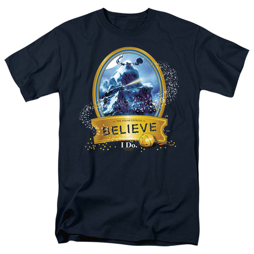 Polar Express - True Believer - Adult Unisex Short Sleeve T-Shirt - Blue