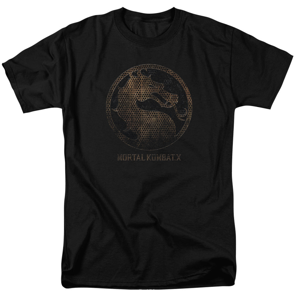 Mortal Kombat X - Metal Seal - Adult Unisex Short Sleeve T-Shirt - Black