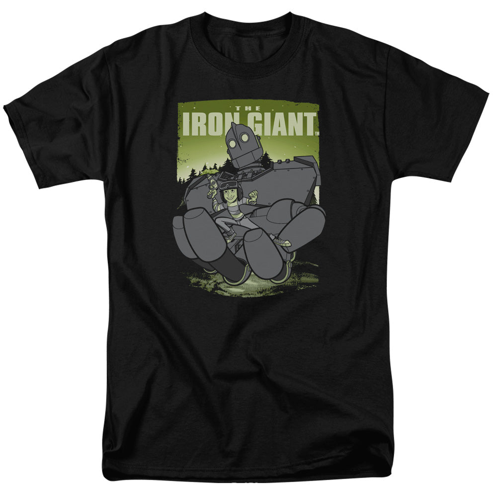 The Iron Giant - Helping Hand - Adult Unisex Short Sleeve T-Shirt - Black