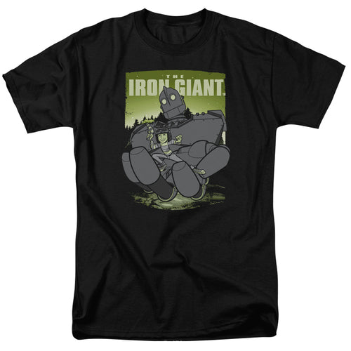 The Iron Giant - Helping Hand - Adult Unisex Short Sleeve T-Shirt - Black