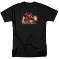 Mortal Kombat X - Scorpio Flames - Adult Unisex Short Sleeve T-Shirt - Black