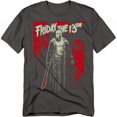 Friday The 13th - Drip - Adult Unisex Short Sleeve T-Shirt - Black
