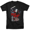 Friday The 13th - Cabin - Adult Unisex Short Sleeve T-Shirt - Black