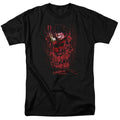 Nightmare On Elm Street One Two Freddys Coming Adult Unisex T-Shirt Black