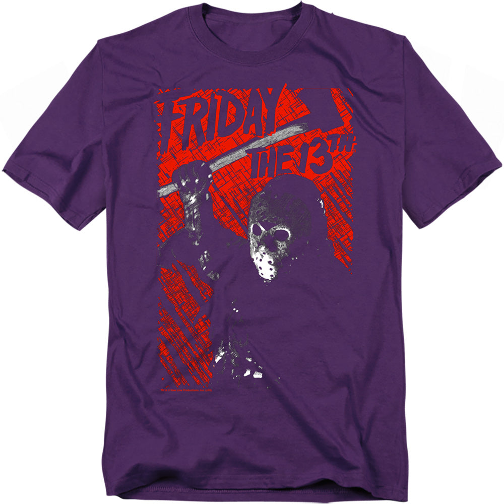 Friday The 13th - Jason Lives - Adult Unisex Short Sleeve T-Shirt - Black