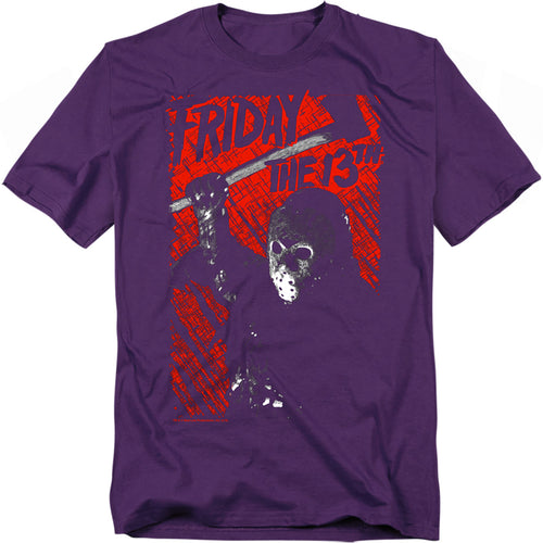 Friday The 13th - Jason Lives - Adult Unisex Short Sleeve T-Shirt - Black