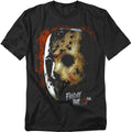 Friday The 13th - Mask Of Death - Adult Unisex Short Sleeve T-Shirt - Black
