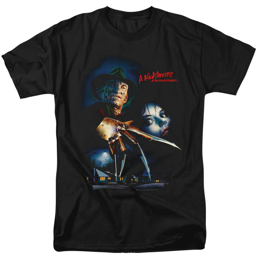 Nightmare On Elm Street - Elm Street Poster - Adult Unisex T-Shirt - Black