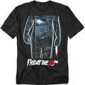 Friday The 13th - 13Th Poster - Adult Unisex Short Sleeve T-Shirt - Black