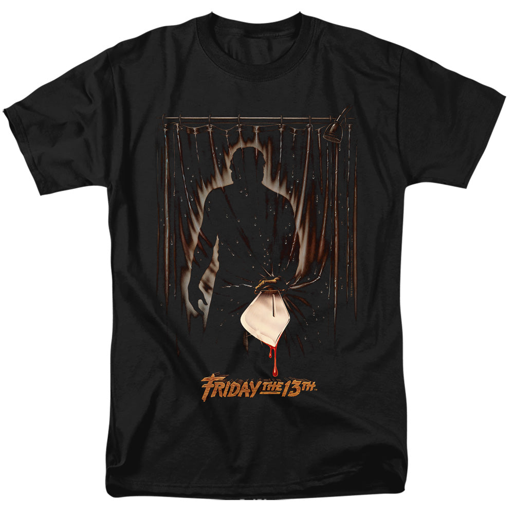 Friday The 13th - Part 3 Poster - Adult Unisex Short Sleeve T-Shirt - Black