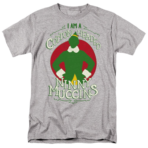Elf - Cotton Headed - Adult Unisex Short Sleeve T-Shirt - Gray