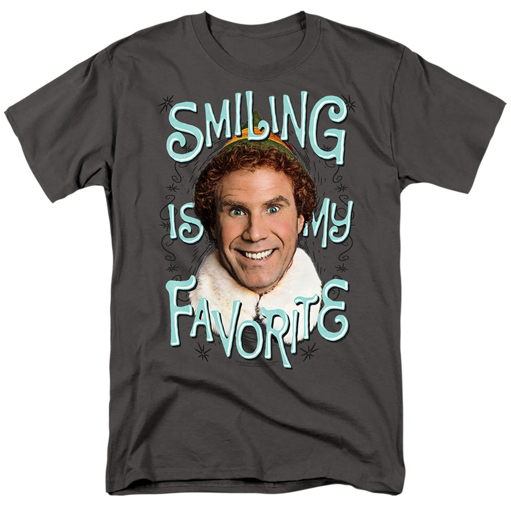 Elf - Smiling - Adult Unisex Short Sleeve T-Shirt - Gray