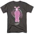 A Christmas Story - Pink Nightmare - Adult Unisex Short Sleeve T-Shirt - Gray