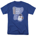 Frosty The Snowman - Melt - Adult Unisex Short Sleeve T-Shirt - Blue