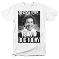 Elf - Must Love Dogs - Adult Unisex Short Sleeve T-Shirt - White