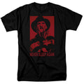 Nightmare On Elm Street - Never Sleep Again - Adult Unisex T-Shirt - Black