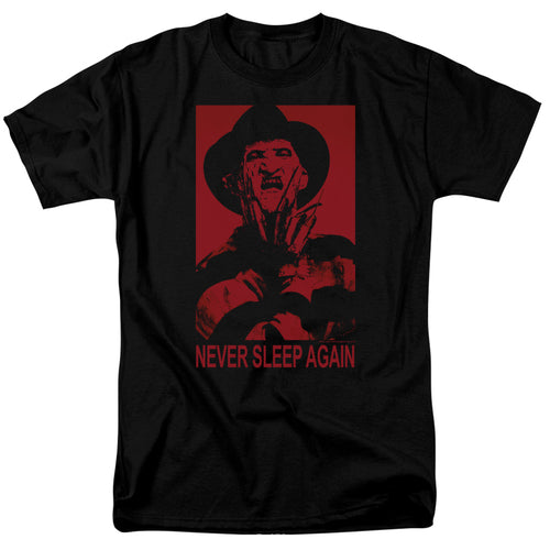 Nightmare On Elm Street - Never Sleep Again - Adult Unisex T-Shirt - Black
