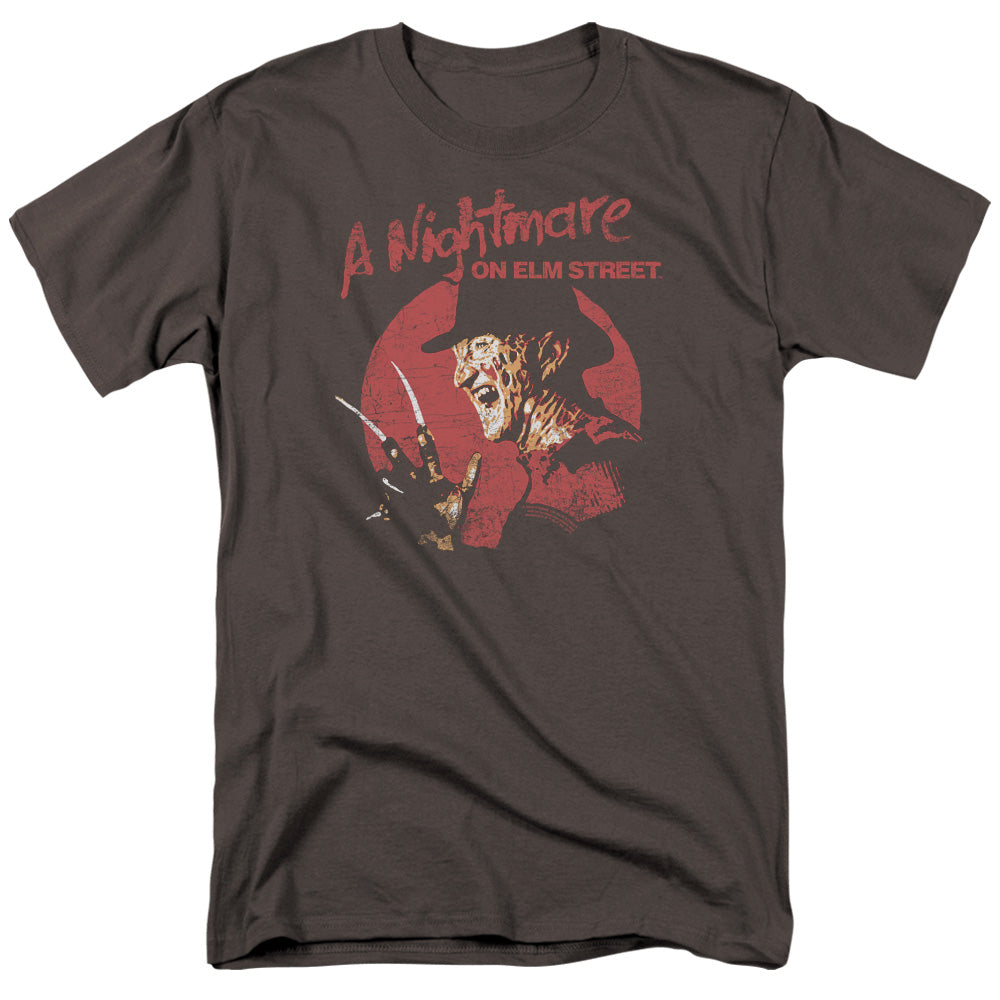 Nightmare On Elm Street - Freddy Circle - Adult Unisex T-Shirt - Gray