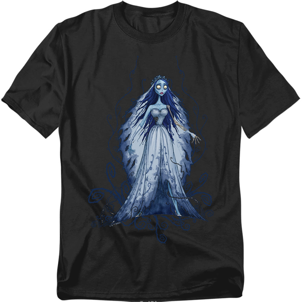 Corpse Bride - Vines - Adult Unisex Short Sleeve T-Shirt - Black