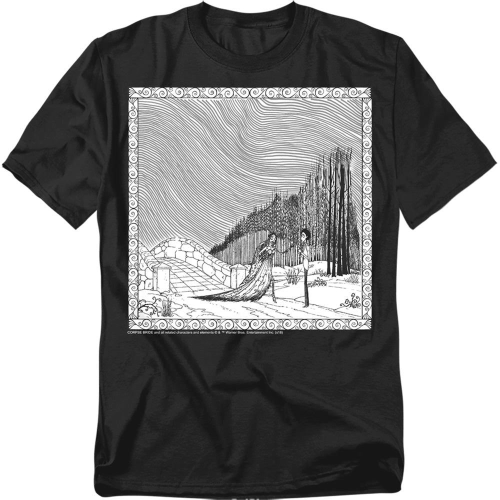 Corpse Bride - My Darling - Adult Unisex Short Sleeve T-Shirt - Black