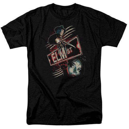 Nightmare On Elm Street - Elm St - Adult Unisex Short Sleeve T-Shirt - Black
