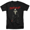 Friday The 13th - Chchch Ahahah - Adult Unisex Short Sleeve T-Shirt - Black