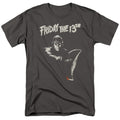 Friday The 13th - Ax - Adult Unisex Short Sleeve T-Shirt - Gray