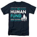 Seinfeld - The Human Fund - Adult Unisex Short Sleeve T-Shirt - Blue