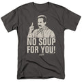 Seinfeld - No Soup - Adult Unisex Short Sleeve T-Shirt - Gray