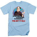 Seinfeld - George All - Adult Unisex Short Sleeve T-Shirt - Blue