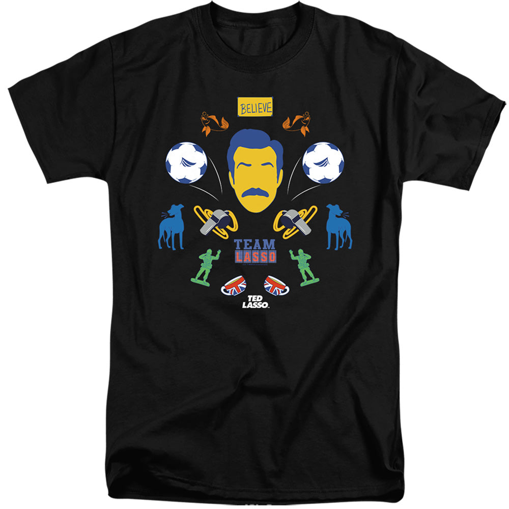 Ted Lasso - Ted Lasso Icon Collage - Adult Men T-Shirt