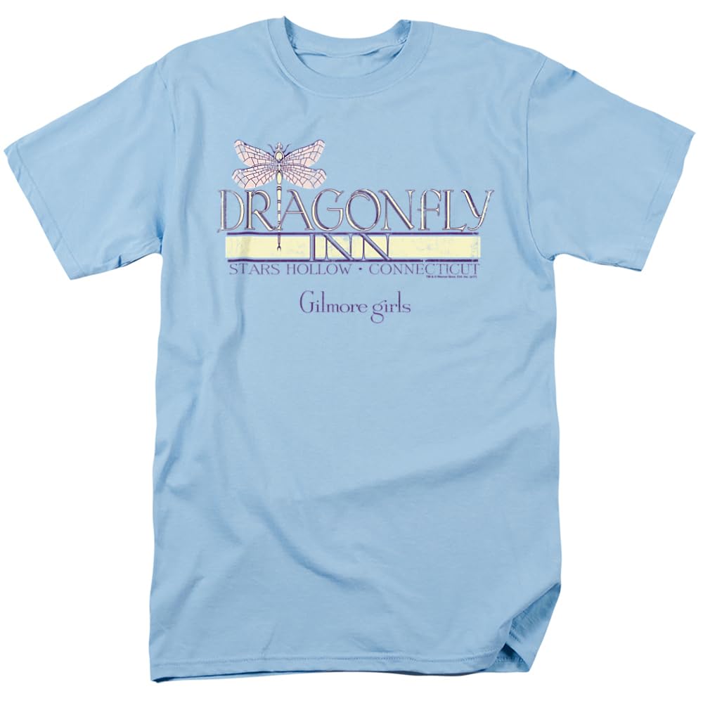 Gilmore Girls - Dragonfly Inn 2 - Adult Unisex Short Sleeve T-Shirt - Blue