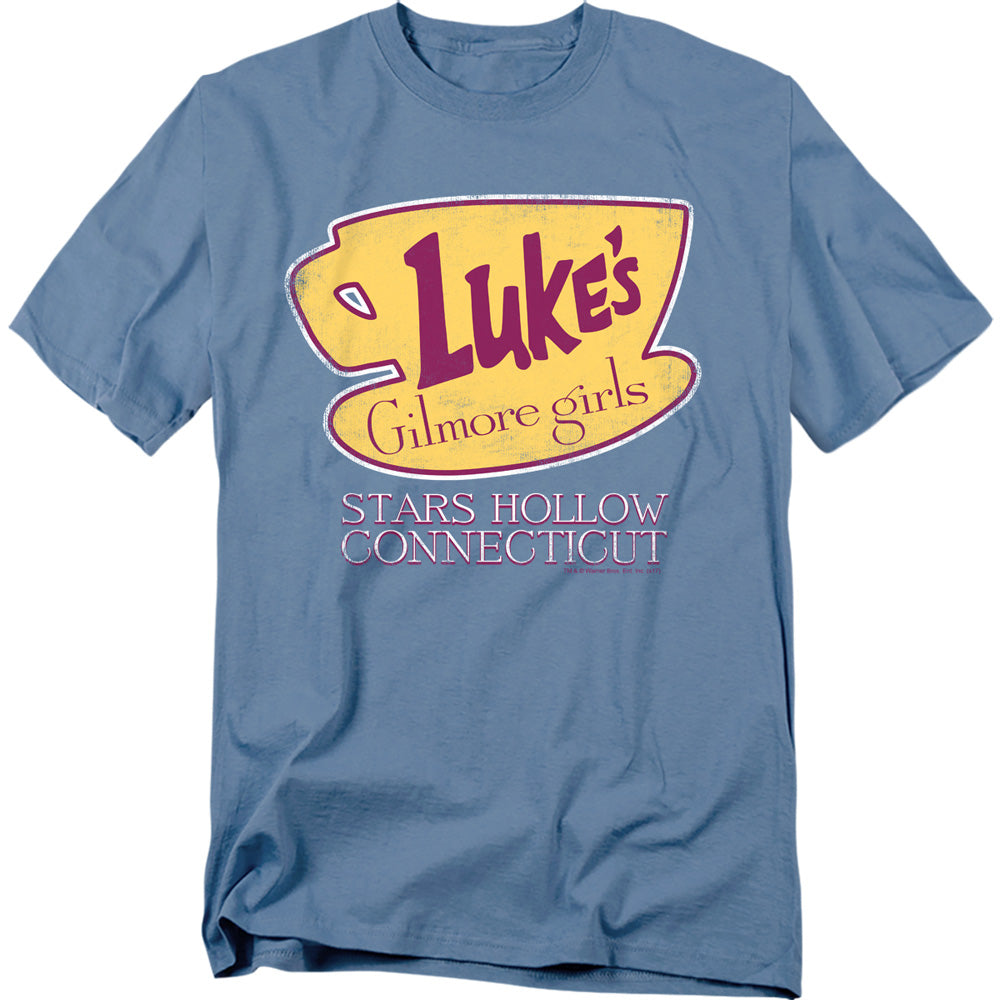Gilmore Girls - Lukes Connecticut - Adult Unisex Short Sleeve T-Shirt - Blue