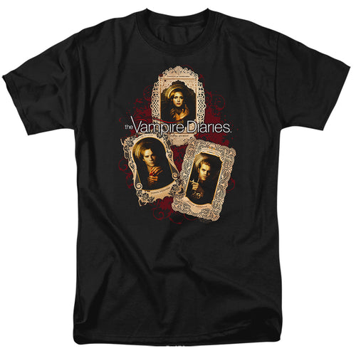 The Vampire Diaries - Holy Cards - Adult Unisex Short Sleeve T-Shirt - Black