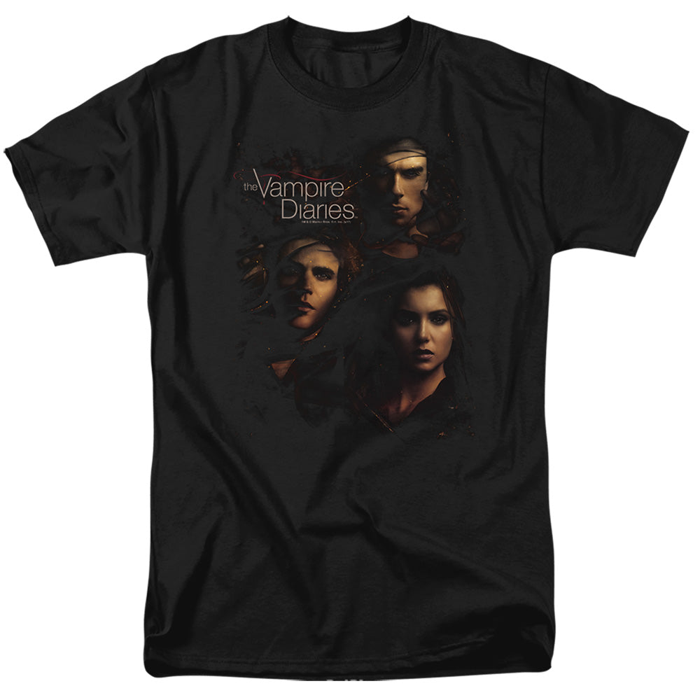 The Vampire Diaries - Smokey Veil - Adult Unisex Short Sleeve T-Shirt - Black