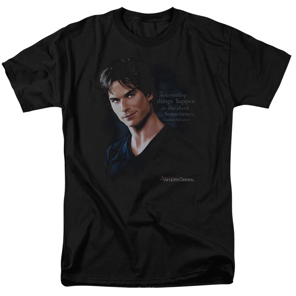 The Vampire Diaries - Sometimes - Adult Unisex Short Sleeve T-Shirt - Black