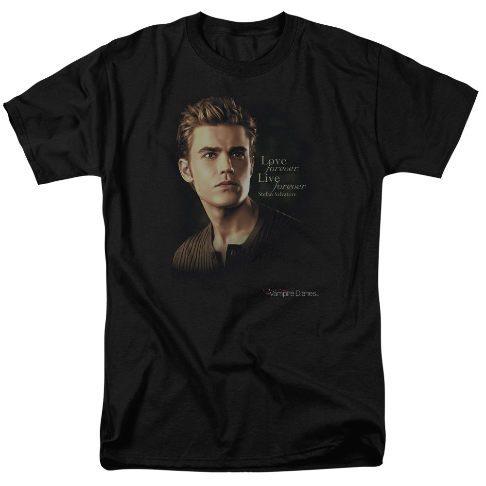 The Vampire Diaries - Forever - Adult Unisex Short Sleeve T-Shirt - Black