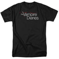 The Vampire Diaries - TVd Logo - Adult Unisex Short Sleeve T-Shirt - Black