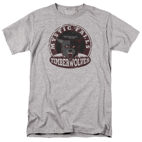 The Vampire Diaries - Timberwolves - Adult Unisex Short Sleeve T-Shirt - Gray