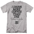 Gilmore Girls - More Coffee - Adult Unisex Short Sleeve T-Shirt - Gray