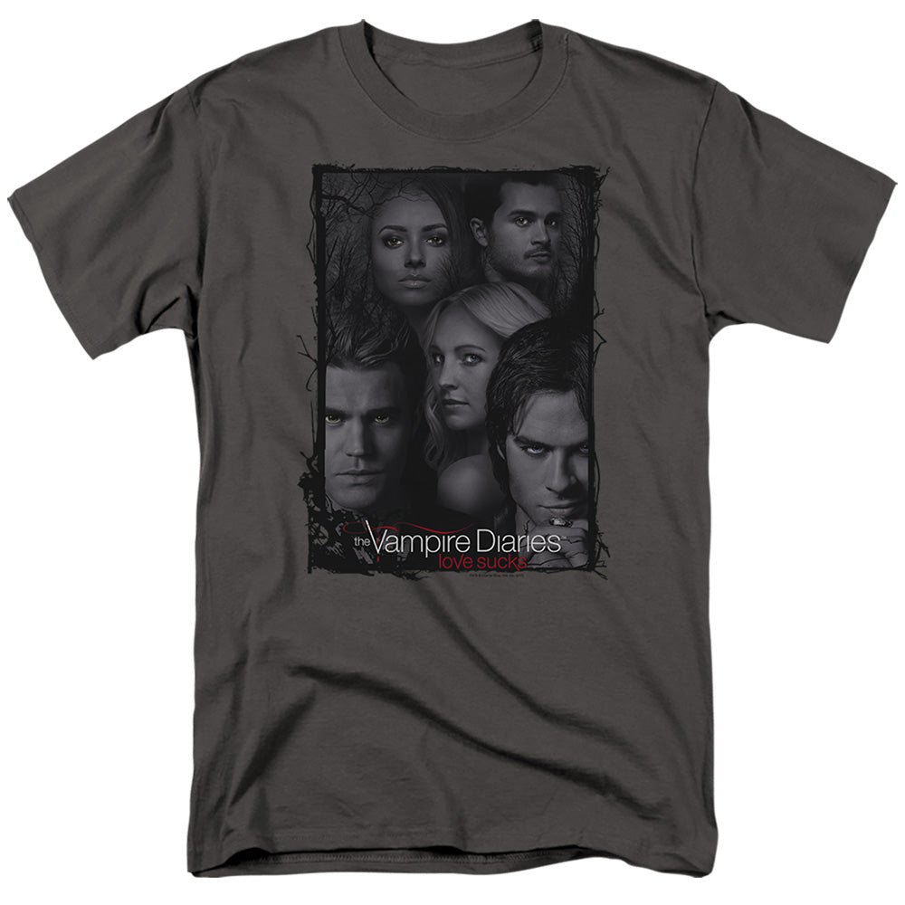 The Vampire Diaries - So Here We Are - Adult Unisex Short Sleeve T-Shirt - Gray
