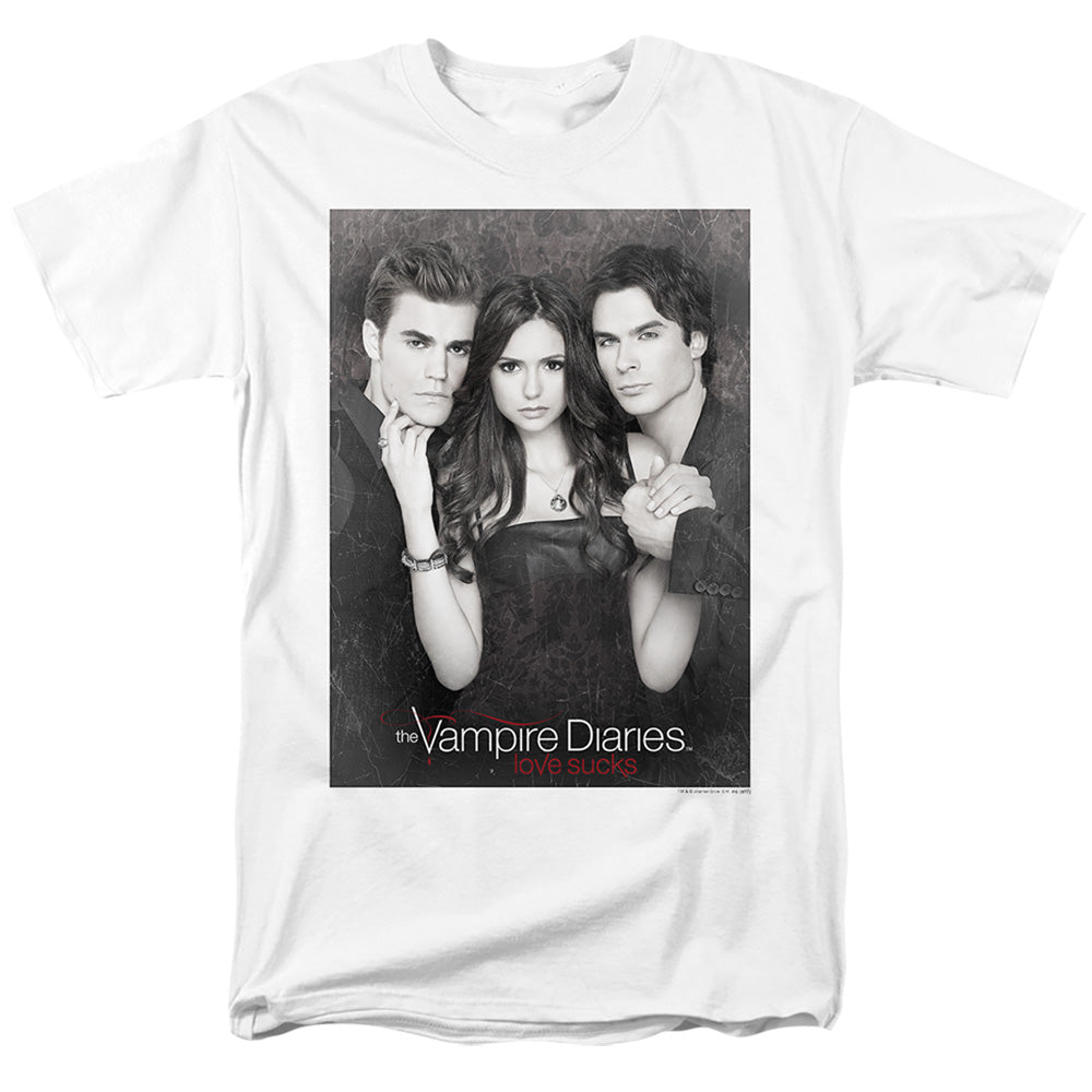 The Vampire Diaries - That Was Then - Adult Unisex Short Sleeve T-Shirt - White