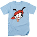 Animaniacs - Wakko Head - Adult Unisex Short Sleeve T-Shirt - Blue